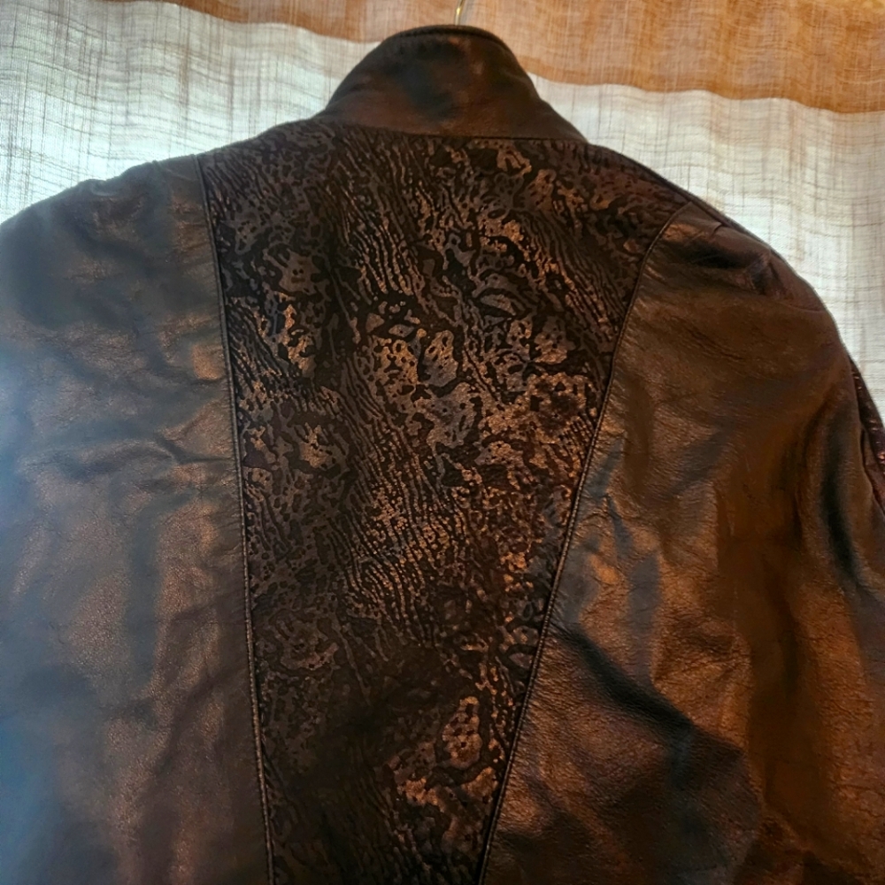Vintage leather coat